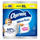 Save Big on Charmin Ultra Soft Toilet Paper 6 Mega XL Rolls – Softest Ever!